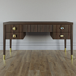 Письменный стол с 4-мя ящиками Elsa Dreams Walnut варинант исполнения - 5 | Loft Concept в Москве