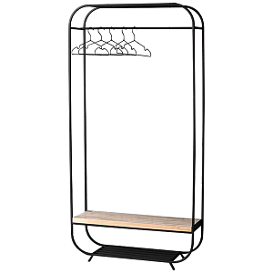 Рейл Tevin Industrial Metal Rust Clothes Rail