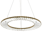 Кольцевая люстра с хрустальным декором Maude Crystal Chandelier варинант исполнения - 1 | Loft Concept в Москве