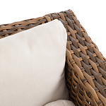 Трехместный садовый диван из плетеного пластика Matteo варинант исполнения - 2 | Loft Concept в Москве