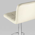 Барный стул с сиденьем молочного цвета Honory варинант исполнения - 6 | Loft Concept в Москве