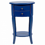 Синяя тумба на фигурных ножках Shelby варинант исполнения - 1 | Loft Concept в Москве