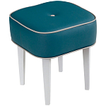 Квадратный мягкий пуф на белых ножках Winton Pouf Square варинант исполнения - 13 | Loft Concept в Москве