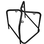 Барный стул со спинкой и подлокотниками на 4-х металлических ножках Douglas Rhombus Серый Велюр варинант исполнения - 6 | Loft Concept в Москве