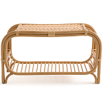 Скамья для прихожей из стеблей ротанга Willa Rattan Bench варинант исполнения - 3 | Loft Concept в Москве