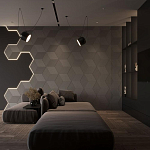 Гипсовая 3D Панель M-52 варинант исполнения - 1 | Loft Concept в Москве