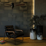 Гипсовая 3D Панель M-08 варинант исполнения - 2 | Loft Concept в Москве