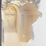 Встраиваемый в стену гипсовый светильник под покраску в античном стиле Antiquity Athena варинант исполнения - 9 | Loft Concept в Москве