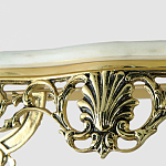 Консоль из бронзы с мраморной столешницей Bronze De Console варинант исполнения - 1 | Loft Concept в Москве