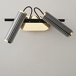 Бра с двумя цилиндрическими плафонами на магнитном креплении Bronze Concert варинант исполнения - 3 | Loft Concept в Москве