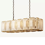 Люстра с абажуром из прямоугольных мраморных панелей Calling to Shine варинант исполнения - 3 | Loft Concept в Москве