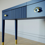 Туалетный стол - Трельяж Elsa Dreams Blue 120 см варинант исполнения - 3 | Loft Concept в Москве