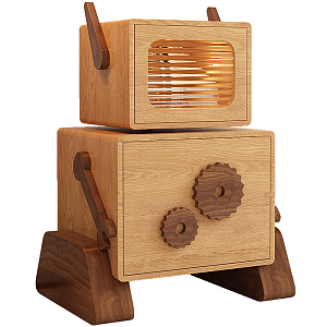 Тумба Wood Robot Nightstand