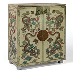 Комод в стиле шинузари с росписью Chinese Eastern Dragon варинант исполнения - 4 | Loft Concept в Москве