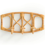 Настенная вешалка из ротанга Willa Wall Hanger S варинант исполнения - 2 | Loft Concept в Москве