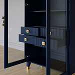 Дизайнерский шкаф витрина Elsa Dreams Blue с 4-мя ящиками варинант исполнения - 8 | Loft Concept в Москве