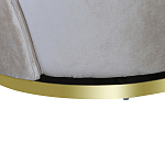 Кресло вращающееся велюровое кремовое Rotation варинант исполнения - 3 | Loft Concept в Москве