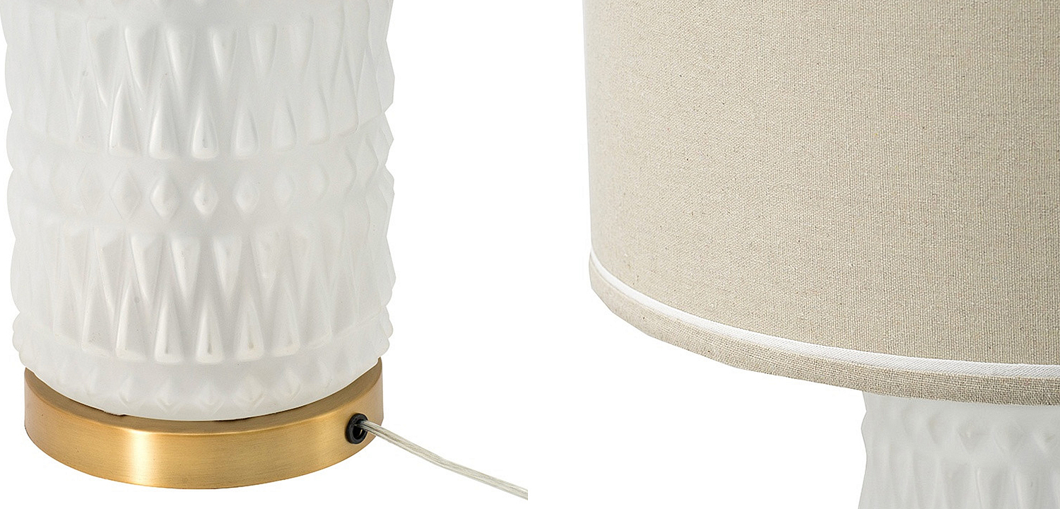 Настольная лампа с абажуром Muriel Table Lamp Настольная лампа с абажуром Muriel Table Lamp - Loft-Concept в Москве