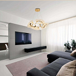 Люстра подвесная с 6-ю круглыми светодиодными лампами Catcher варинант исполнения - 2 | Loft Concept в Москве