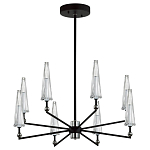 Люстра с прозрачными плафонами из стекла Umbrella варинант исполнения - 1 | Loft Concept в Москве