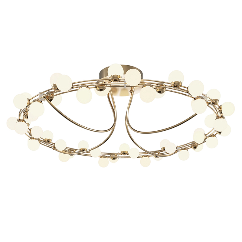 Потолочный светильник Tessara 3000К 72Вт Золотой Белый в Москве | Loft Concept 