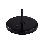 Настольная лампа черного цвета с круглым основанием и длинным прямым плафоном Trumpet tube варинант исполнения - 3 | Loft Concept в Москве