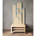 Вешалка «Байома» варинант исполнения - 1 | Loft Concept в Москве