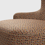 Мебельная ткань Шенилл терракотовый цвет 142 см T4-58 варинант исполнения - 9 | Loft Concept в Москве