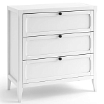 Комод с 3-мя ящиками белый Silva White Chest of Drawers варинант исполнения - 2 | Loft Concept в Москве