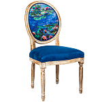 Стул из натурального бука с цветочным принтом Impressionism in Art варинант исполнения - 2 | Loft Concept в Москве