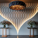 Гипсовая 3D Панель CRYSTAL SYMPHONY A варинант исполнения - 1 | Loft Concept в Москве