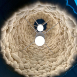 Вязаный подвесной светильник из шерсти Dome Wool Lamp  варинант исполнения - 5 | Loft Concept в Москве