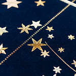 Обои с вышивкой ручной работы Cosmos Original colourway on velvet варинант исполнения - 4 | Loft Concept в Москве