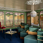 Обои ручная роспись The Plain of Musashi Original colourway on painted Xuan paper with gold ombre варинант исполнения - 1 | Loft Concept в Москве