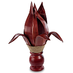 Настольная лампа красная INDONESIAN LAMPS варинант исполнения - 1 | Loft Concept в Москве