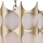 Подвесной светильник в форме цилиндра с фактурным серебряным каркасом и тканевым абажуром Silver Honeycomb варинант исполнения - 2 | Loft Concept в Москве