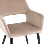 Стул с подлокотниками бежевый NEASAN STOOL варинант исполнения - 6 | Loft Concept в Москве