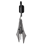 Бра черного цвета с плафоном из рельефного стекла Glass Pod варинант исполнения - 7 | Loft Concept в Москве