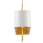 Люстра прямоугольная с белыми цилиндрическими абажурами White Ribbon варинант исполнения - 1 | Loft Concept в Москве