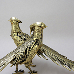 Статуэтка бронзовая пара Фазаны Bronze Birds варинант исполнения - 1 | Loft Concept в Москве