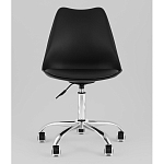 Офисный стул на металлическом основании EGGERY Black пластик варинант исполнения - 5 | Loft Concept в Москве