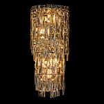 Бра с каскадом из прозрачного хрусталя и корпусом золотого цвета Constant Sparks варинант исполнения - 1 | Loft Concept в Москве