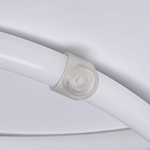 Люстра белого цвета с тремя изогнутыми светодиоидными плафонами Luke Lampco Tracer Lamp варинант исполнения - 6 | Loft Concept в Москве