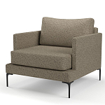 Мебельная ткань Шенилл коричневый цвет 138 см T4-28 варинант исполнения - 7 | Loft Concept в Москве