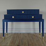 Премиальная Консоль с тремя ящиками Elsa Dreams Blue варинант исполнения - 3 | Loft Concept в Москве