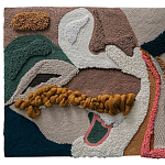 Тканый вручную текстильный гобелен Orchid варинант исполнения - 3 | Loft Concept в Москве