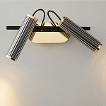 Бра с двумя цилиндрическими плафонами на магнитном креплении Bronze Concert варинант исполнения - 2 | Loft Concept в Москве