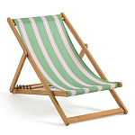 Шезлонг из акации и ткани Argentina варинант исполнения - 1 | Loft Concept в Москве