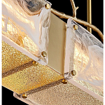 Люстра прямоугольная из фактурного стекла Chandelier Beam варинант исполнения - 1 | Loft Concept в Москве