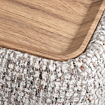 Столик прикроватный мягкий Soft Table from Chenille варинант исполнения - 4 | Loft Concept в Москве